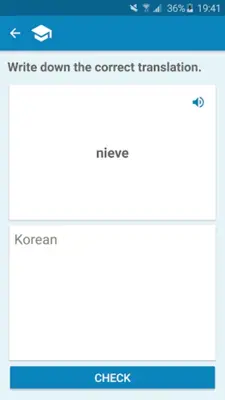 Korean-Spanish Dictionary android App screenshot 3